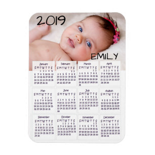 2019 Kalender-Foto-Magnet Magnet