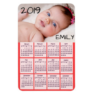 2019 Kalender-Foto-Magnet Magnet