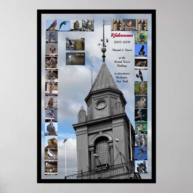 2019 Mariah and Kaver 13x19 Poster am Kodak Tower (Vorne)