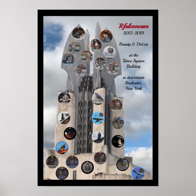 2019 Schönheit und Dot.ca 13x19 Poster am Time Squ (Vorne)