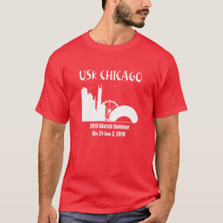 2019 Usk Chicago Skizzen-Seminar T-Shirt