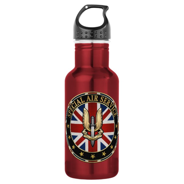 [201] Abzeichen "Special Air Service (SAS)" [3D] Trinkflasche (Vorderseite)