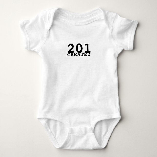 201 Created HTTP Status Code Baby Bodysuit Strampler (Vorderseite)