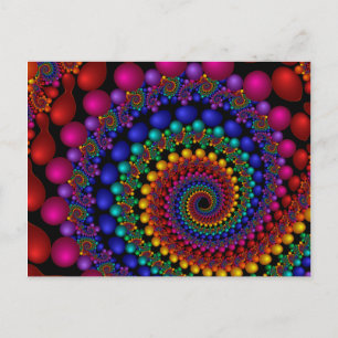 201 Fraktal Postkarte