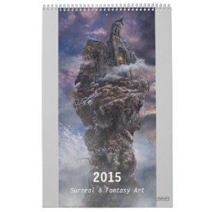 201X Digital Surreal & Fantasy Art - Wall Calendar Kalender