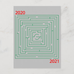 2020/2021 Maze Postkarte
