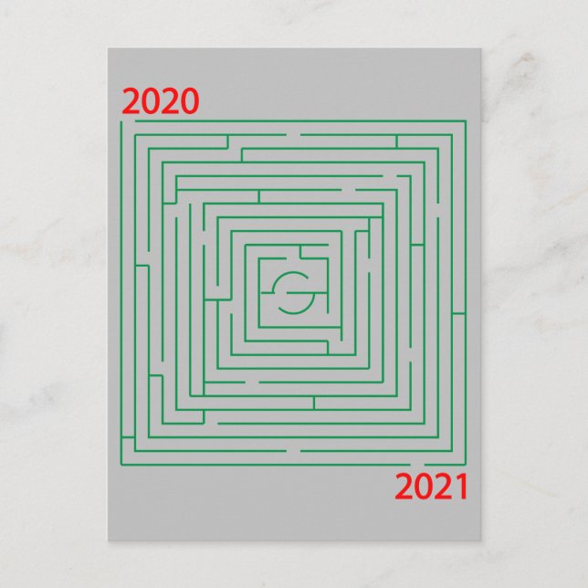 2020/2021 Maze Postkarte (Vorderseite)