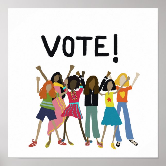 2020 abstimmen! poster (Vorne)