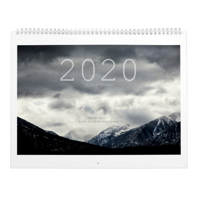 2020 Art by Scott Landschaftskalender Kalender (Titelbild)
