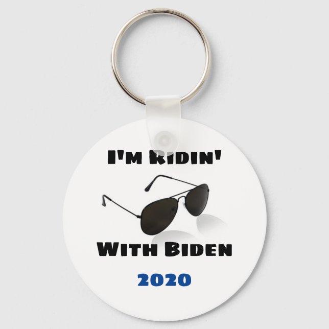 2020 bin ich bei Biden Schlüsselanhänger (Vorderseite)