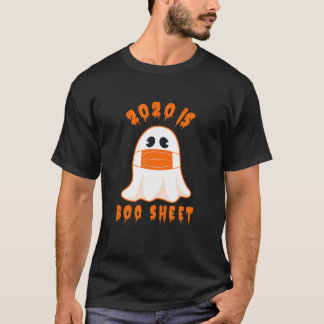 2020 Boo Sheet Funny Halloween Ghost Kostüm Men W T-Shirt