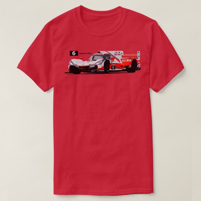 2020 Daytona 24 Stunden IMSA Prototyp DPI Rennwage T-Shirt (Design vorne)