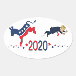 2020 Demokraten Aufkleber