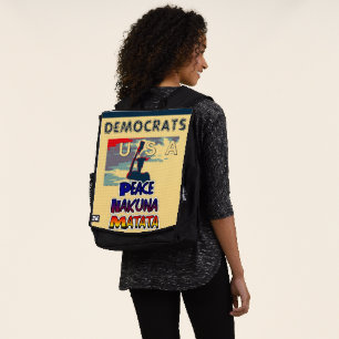 2020 Demokraten für den Frieden in den USA Rucksack