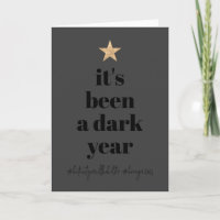 2020 Do-over Spaß Typo Gold Star Tree Holiday
