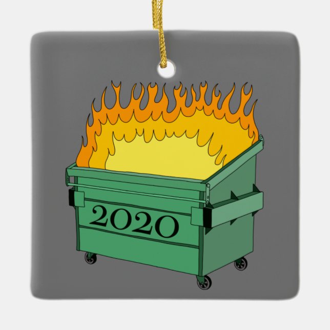 2020 Dumpster Keramik Keramikornament (Vorderseite)
