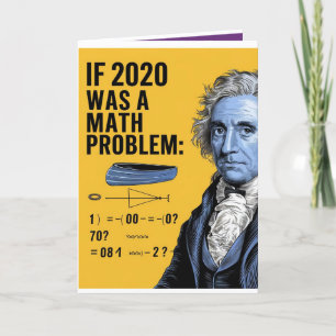 2020: Ein mathematisches Problem, das man nicht lö Feiertagskarte