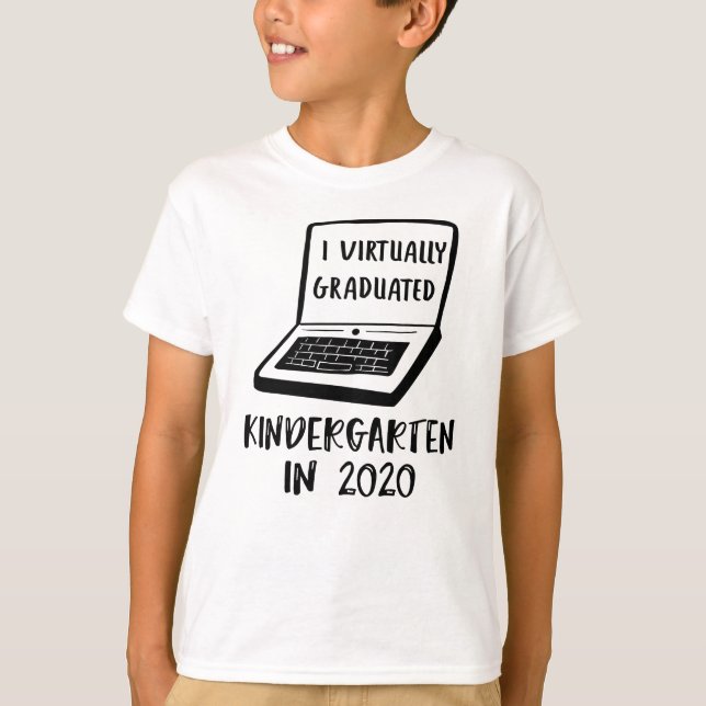 2020 habe ich praktisch einen Kindergarten absolvi T-Shirt (Vorderseite)
