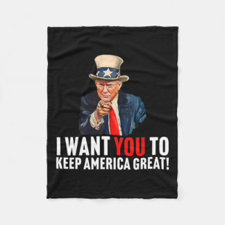 2020 - Ich Wollte Ihnen, Amerika groß Behalten - O Fleecedecke