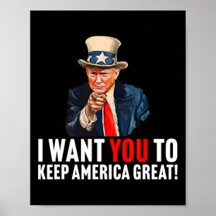 2020 - Ich Wollte Ihnen, Amerika groß Behalten - O Poster