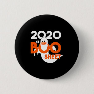 2020 ist Boo-Blatt-Geist-Halloween Button