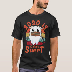 2020 ist Boo Sheet Funny Ghost in Maske Halloween T-Shirt