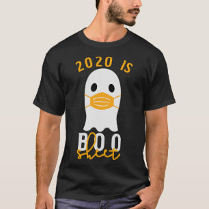 2020 ist Booblatt Halloween in Quarantäne-Kostüm T-Shirt
