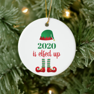 2020 ist das sonnige Weihnachtsfest Sprichwort Gr Keramik Ornament
