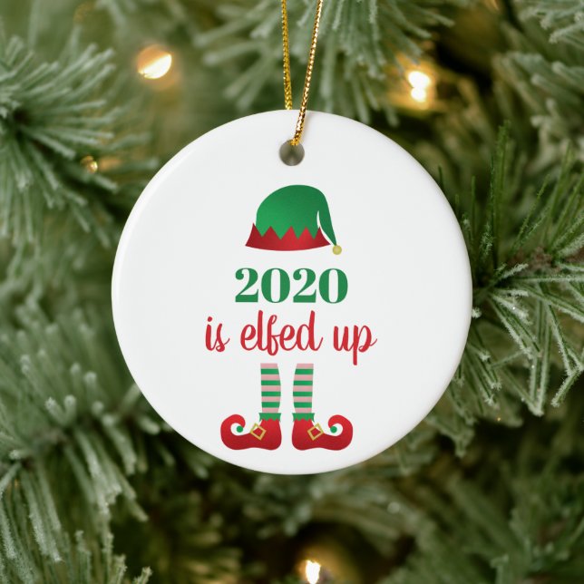 2020 ist das sonnige Weihnachtsgebäck Grün des Spr Keramik Ornament (Baum)