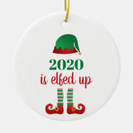 2020 ist das sonnige Weihnachtsgebäck Grün des Spr Keramik Ornament