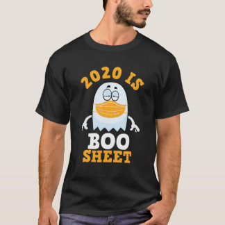 2020 ist ein Bootschild-Geist in MaskenHalloween T-Shirt