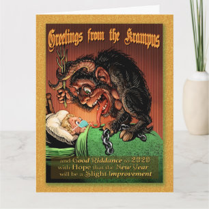 2020 Krampus Card (groß) Karte