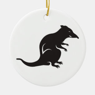 2020 Mein Jahr der Ratte Keramik Ornament