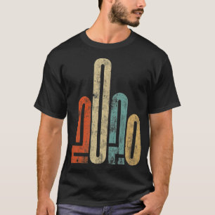 2020 Mittelfinger Retro Sarkasmus Lustig Flippig T-Shirt