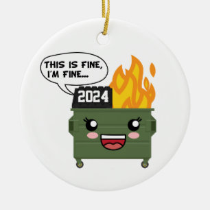 2020 Müller Feuer, DAS IST GUT... Keramik Ornament