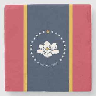 2020 neuer Mississippi in Gott vertrauen wir der S Steinuntersetzer