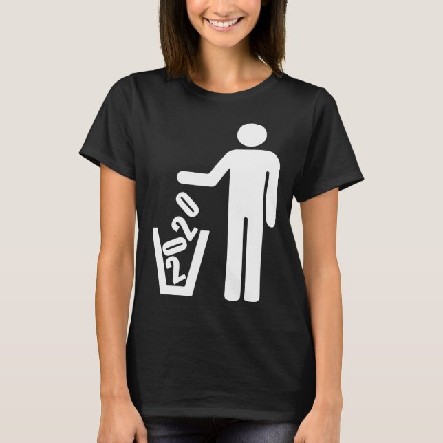 2020 not recommended Basket Waste garbage can T-Shirt (Vorderseite)