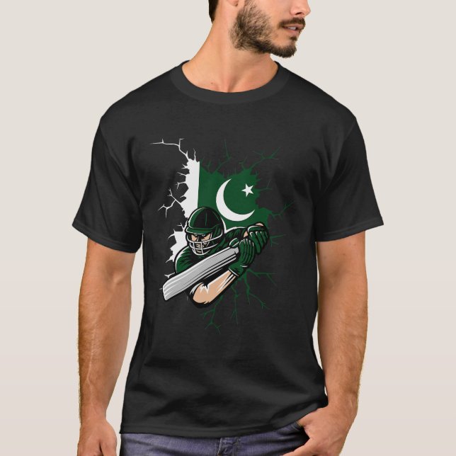 2020 Pakistan Cricket Jersey Geschenk für den paki T-Shirt (Vorderseite)