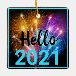 2020 Pandemiematerial Weihnachten 2021 Keramikornament