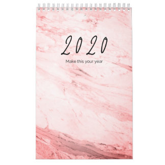 2020 Pink Accent Office-Kalender Kalender