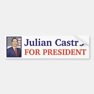2020 Präsidentschaftswahl Julian Castro Autoaufkleber