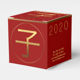 2020 Rattenjahr Gold Symbol Business Fevor Box Geschenkschachtel
