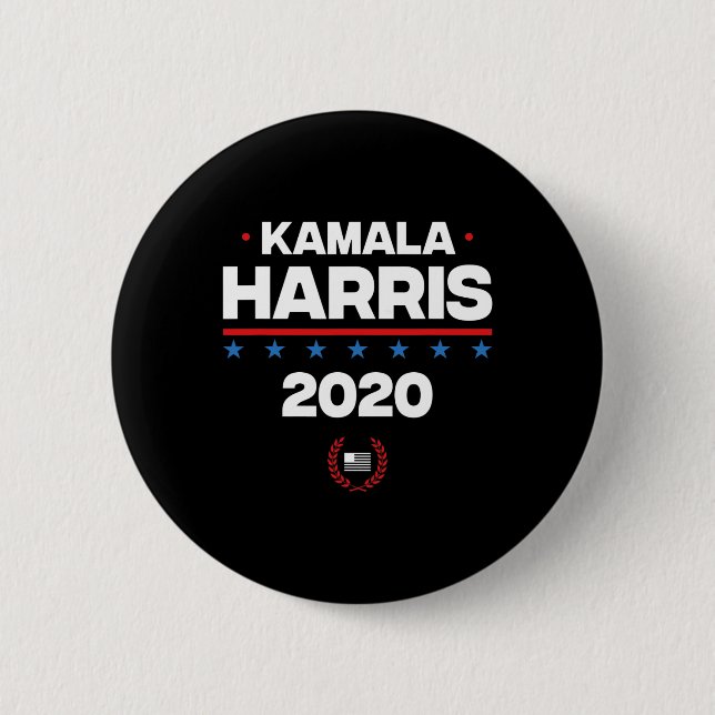 2020 Shirt Harris Präsident Wahlkampf 1 Button (Vorderseite)