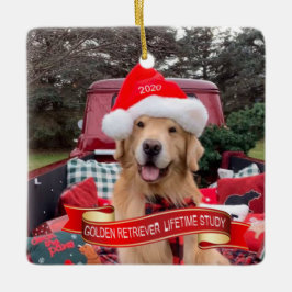 2020 Square Keramik Ornament