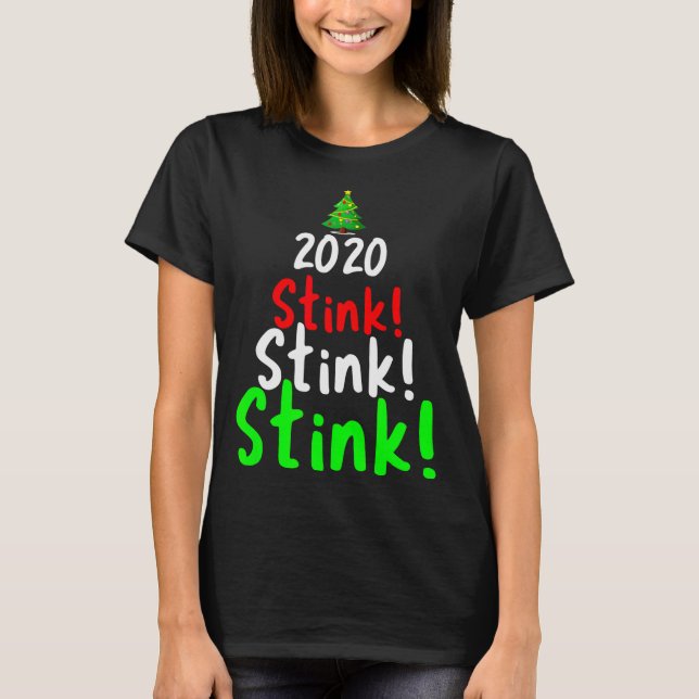 2020 Stink Stank Stunk Matching Family Christmas  T-Shirt (Vorderseite)