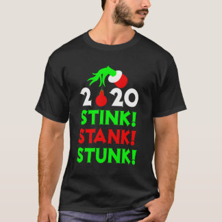 2020 Stink Stank Stunk Weihnachten Pajamas T-Shirt