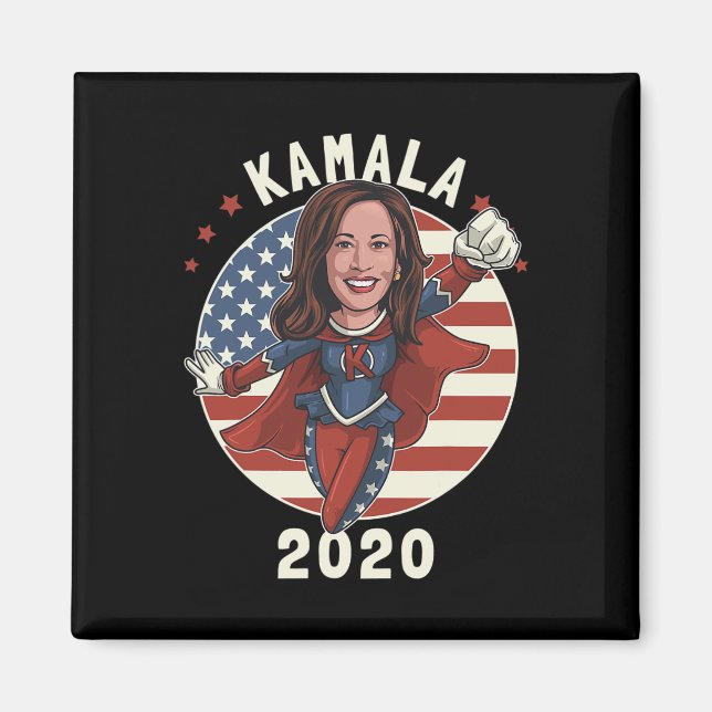 2020 Superhero Vote Kamala Harris Joe Biden Präsid Magnet (Vorne)