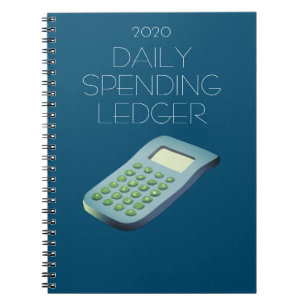 2020 Tägliche Ausgaben des Kreditgebers Finanzman Notizblock