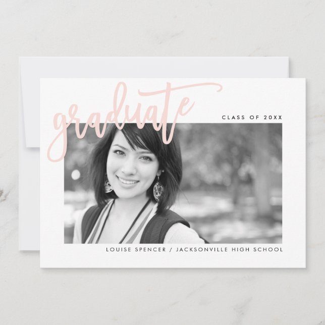 2020 TRADITIONELLES, modernes Überlagerungsschreib Dankeskarte (Vorderseite)