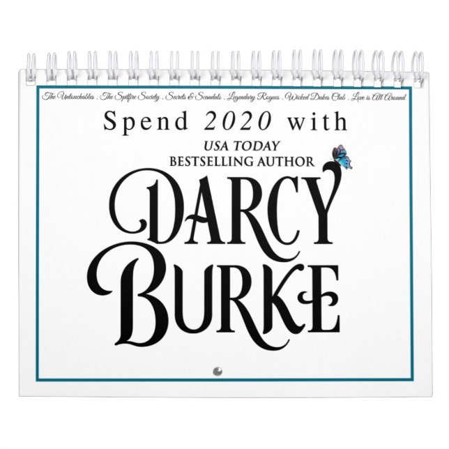 2020 US Darcy Burke Historischer Romantikkalender Kalender (Titelbild)